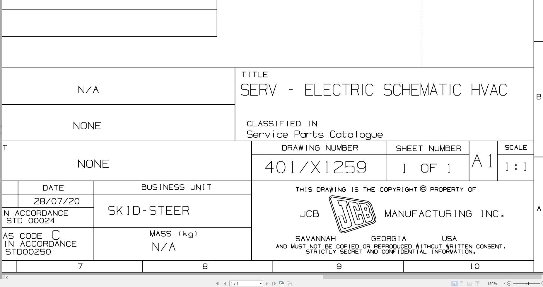 JCB Loader MC60C T4F 2014 2016 Electrical Diagram (1)