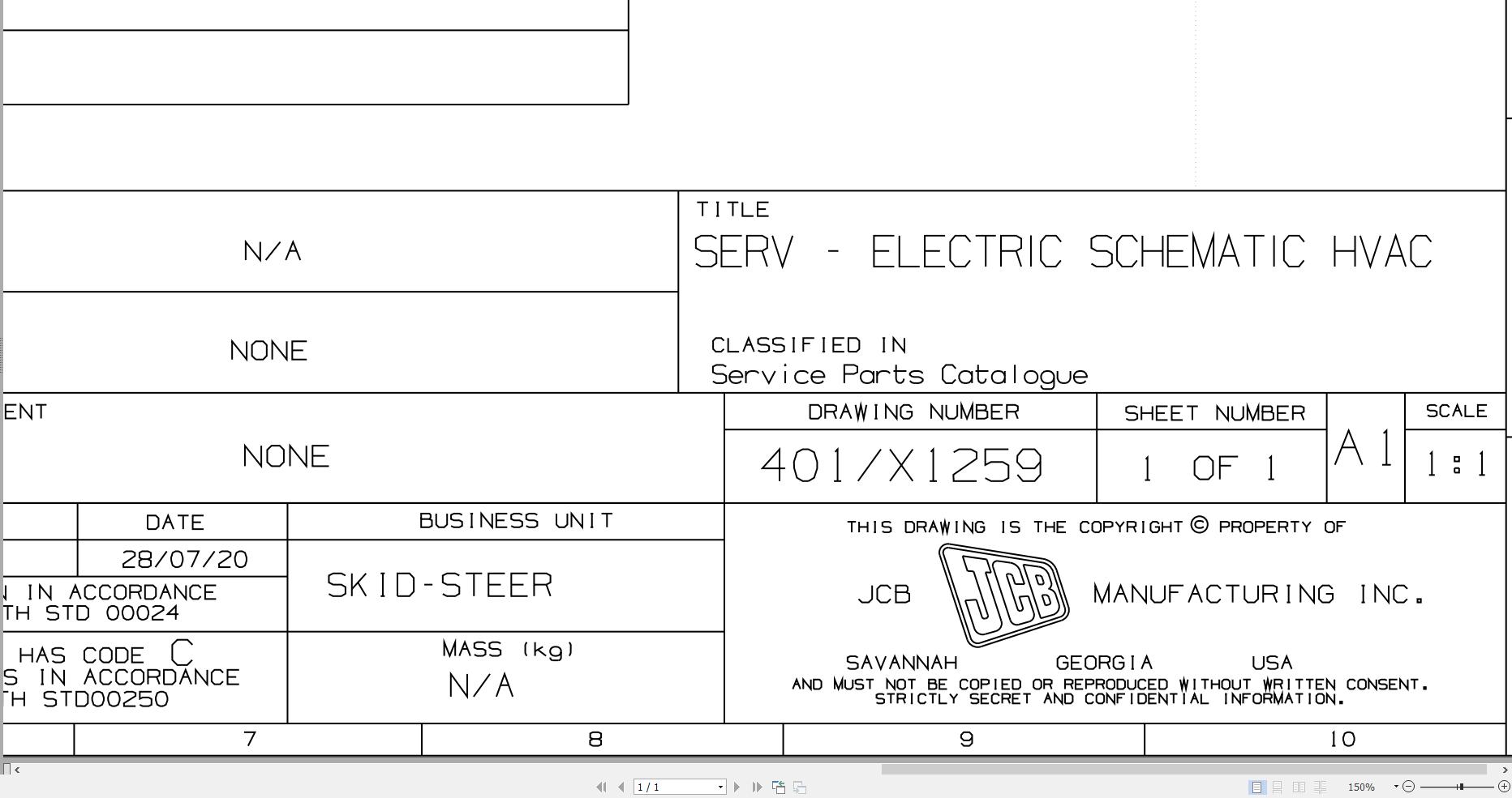 JCB Loader MC85C T3 RAJ 2010 2019 Electrical Diagram (1)