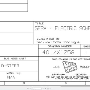 JCB Loader MC85C T4F 2014 2019 Electrical Diagram (1)
