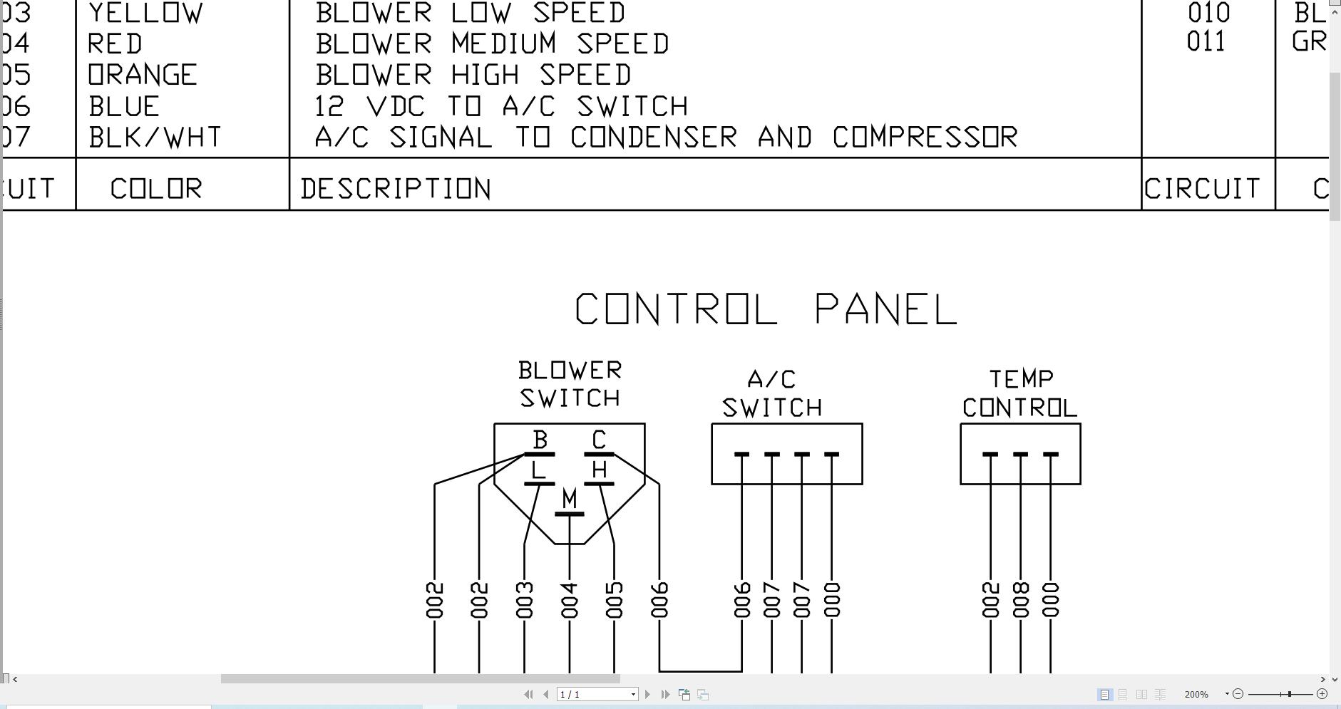 JCB Loader MC95C T3 HAR 2010 2017 Electrical Diagram (2)