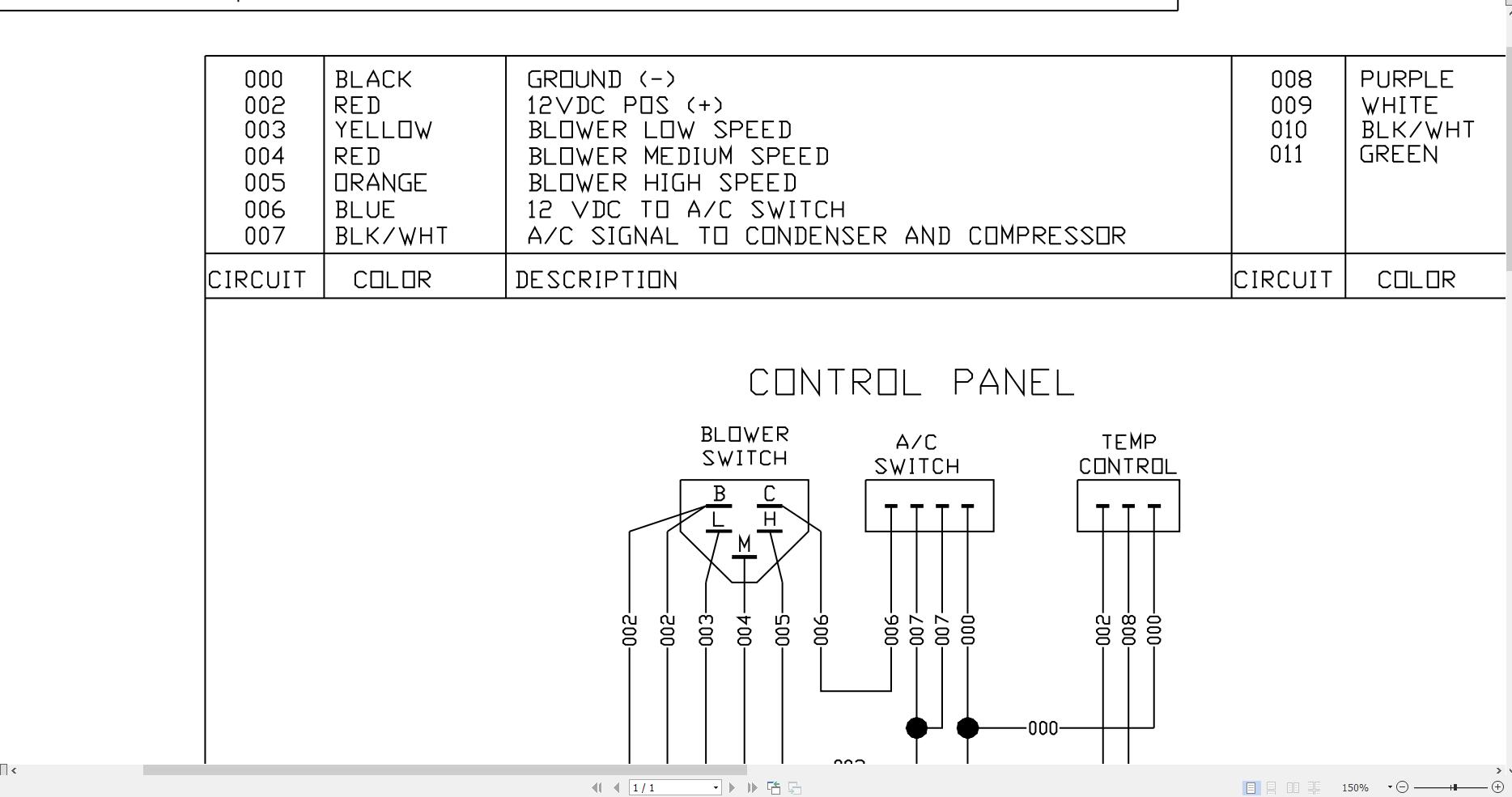 JCB Loader MC95C T3 RAJ 2013 2019 Electrical Diagram (2)
