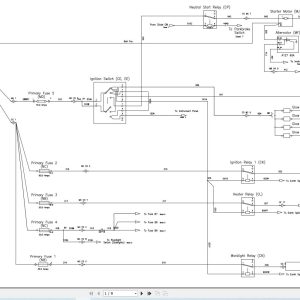 JCB Loader MIDI CX T3 2008 2015 Electrical Diagram (1)