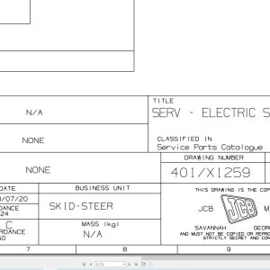 JCB Loader ROBOT 1105 1998 2001 Electrical Diagram (1)
