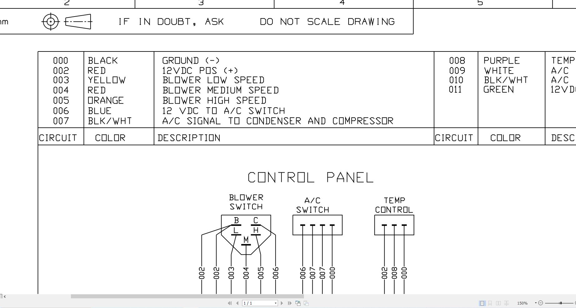 JCB Loader ROBOT 1105 1998 2001 Electrical Diagram (2)
