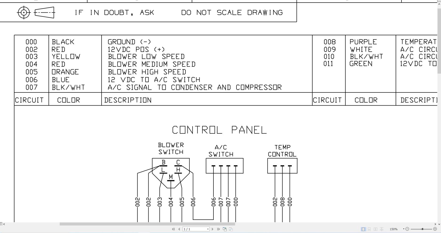 JCB Loader ROBOT 1110 T0 2001 2003 Electrical Diagram (2)
