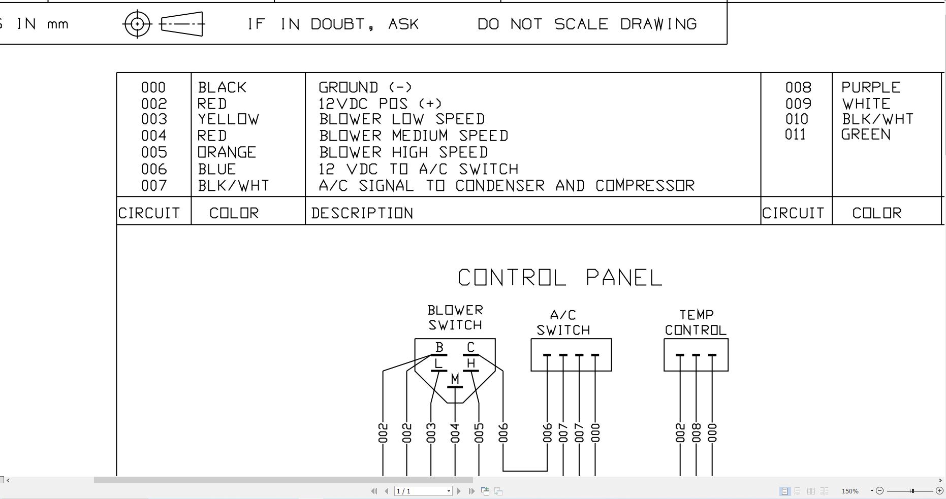 JCB Loader ROBOT 1110 T2 2003 2008 Electrical Diagram (2)