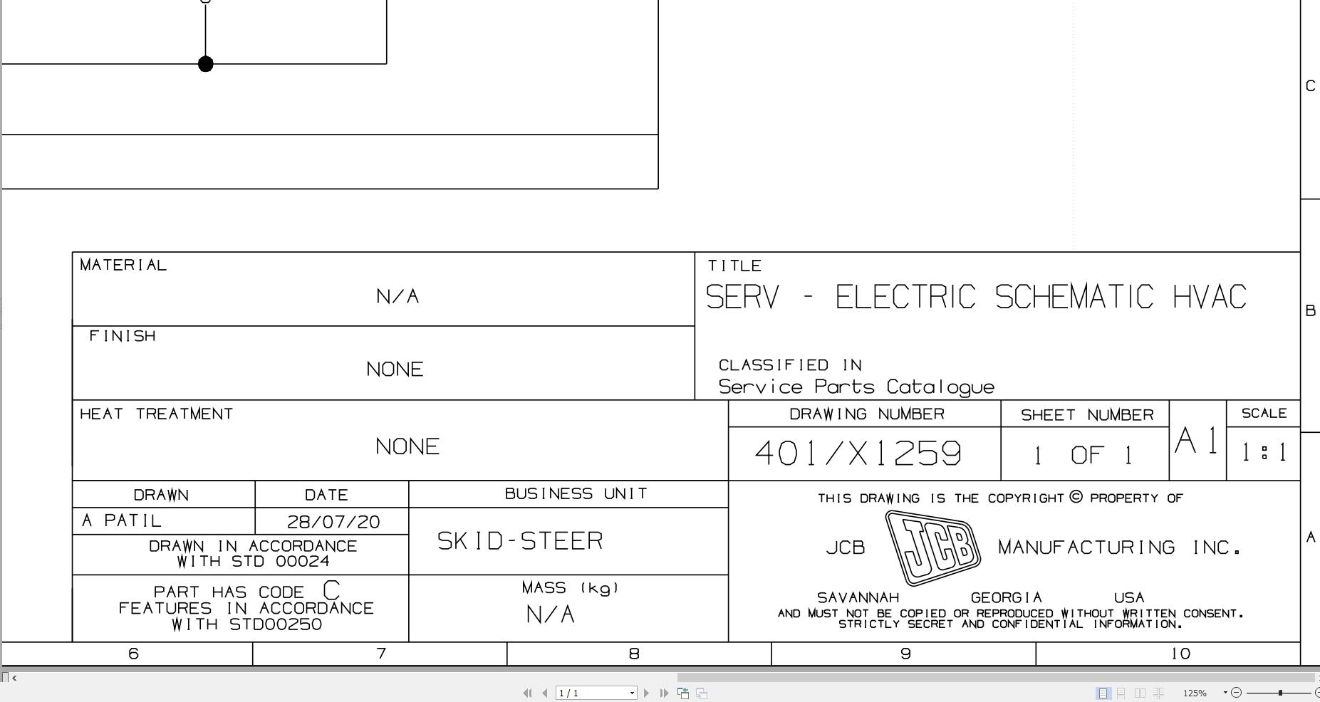 JCB Loader ROBOT 1110 T3 2008 2011 Electrical Diagram (1)