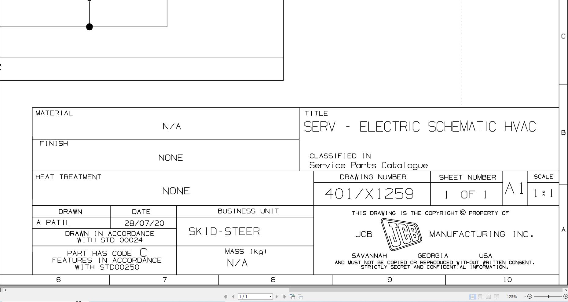 JCB Loader ROBOT 1110T H F T3 2008 2011 Electrical Diagram (1)