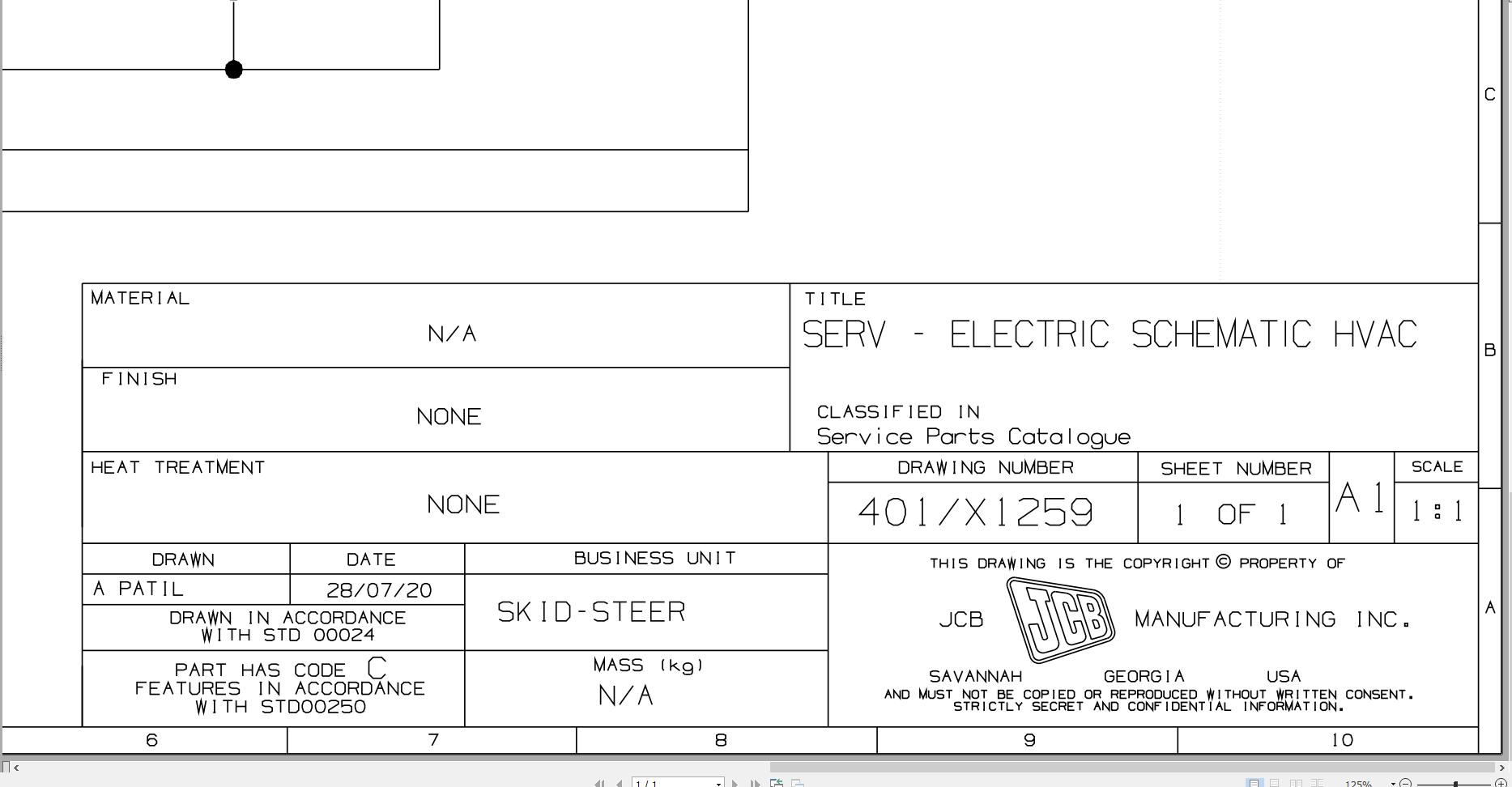 JCB Loader ROBOT 1110T T0 2001 2003 Electrical Diagram (1)