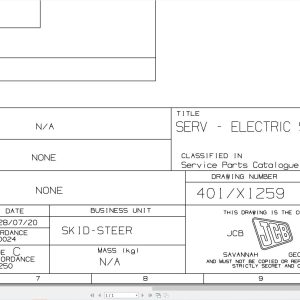 JCB Loader ROBOT 1110T T3 2008 2010 Electrical Diagram (1)