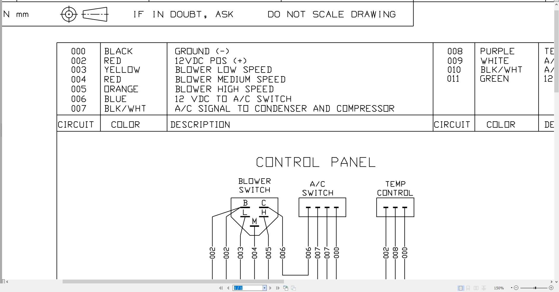 JCB Loader ROBOT 160 H F T2 2001 2008 Electrical Diagram (2)