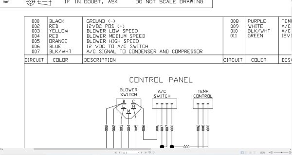 Jcb Loader Robot 160 T2 2001 2008 Electrical Diagram (2)