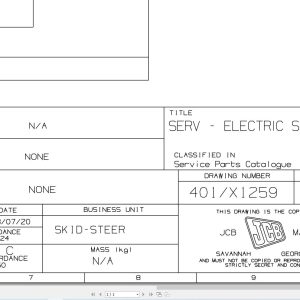 JCB Loader ROBOT 160 T3 2008 2011 Electrical Diagram (1)