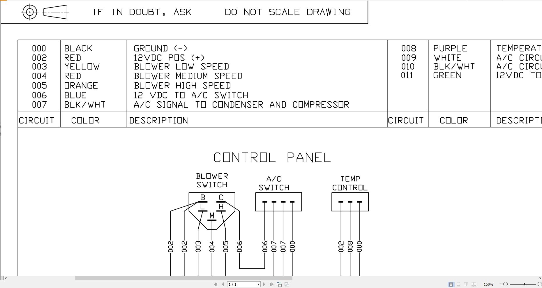 JCB Loader ROBOT 170 H F T2 2001 2008 Electrical Diagram (2)