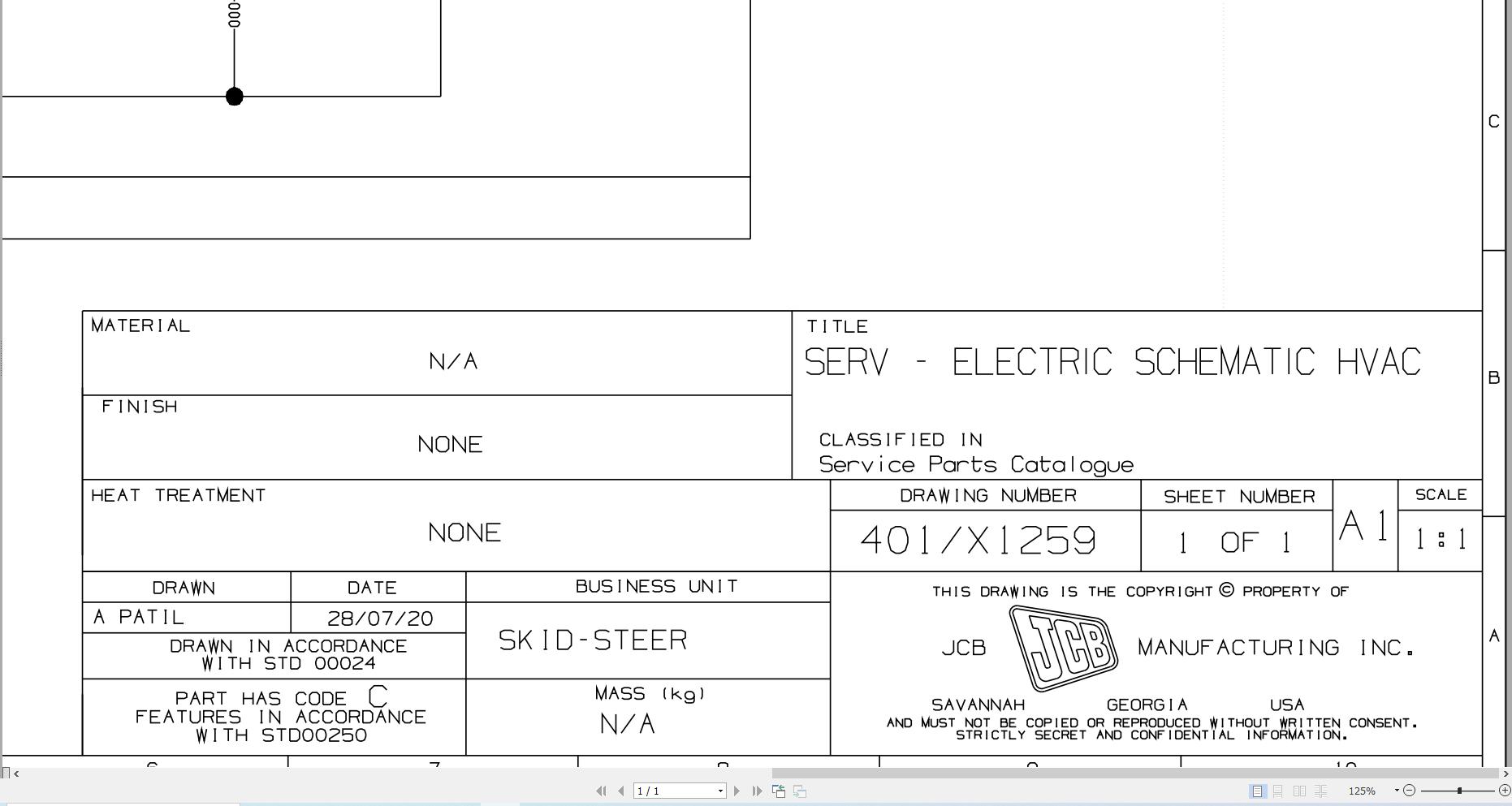 JCB Loader ROBOT 170 H F T3 2008 2011 Electrical Diagram (1)