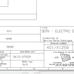 JCB Loader ROBOT 170 T2 2001 2008 Electrical Diagram (1)