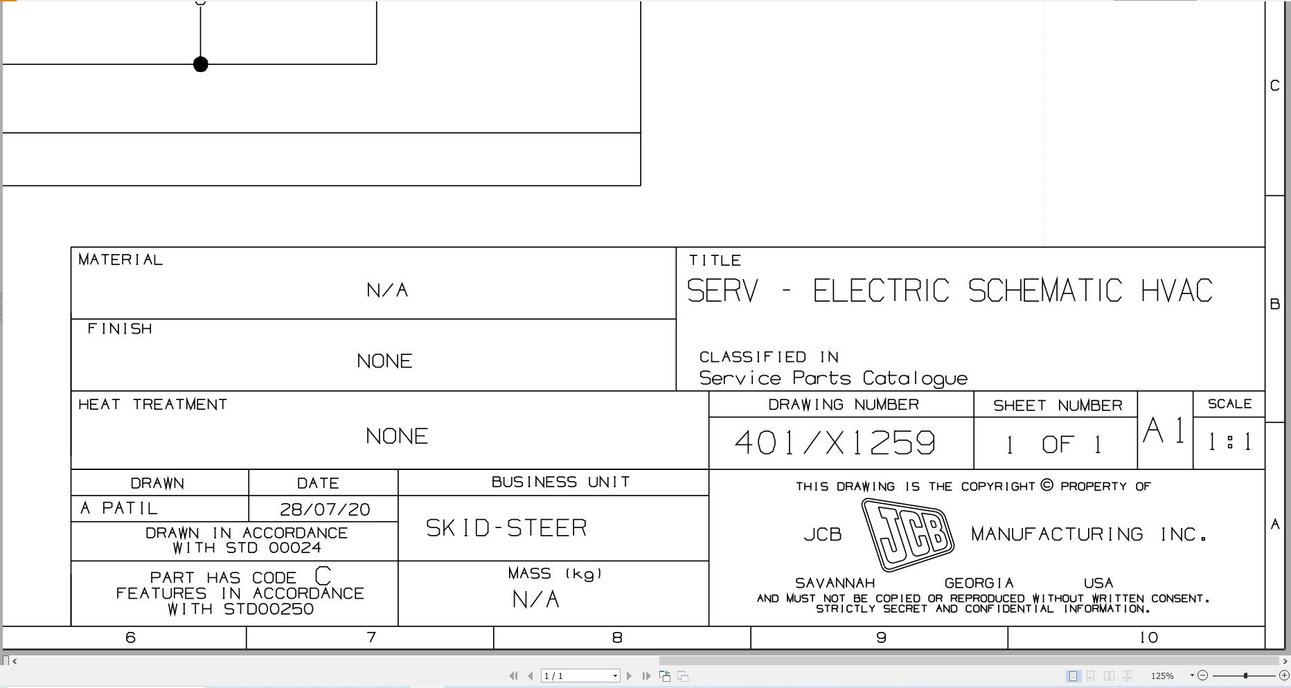JCB Loader ROBOT 170 T3 2006 2012 Electrical Diagram (1)