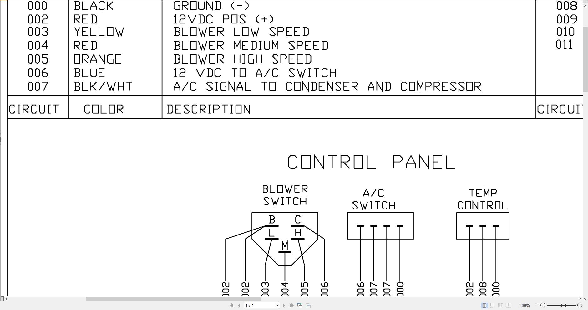 JCB Loader ROBOT 170 T3 2006 2012 Electrical Diagram (2)