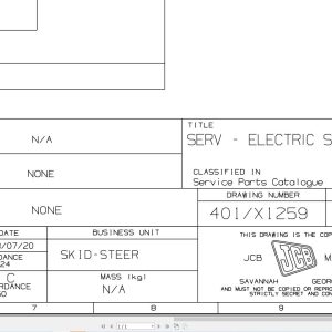 JCB Loader ROBOT 180 H F T2 2006 2009 Electrical Diagram (1)
