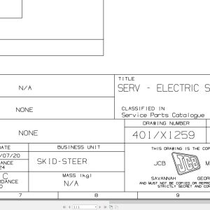 JCB Loader ROBOT 180T H F T2 2006 2009 Electrical Diagram (1)