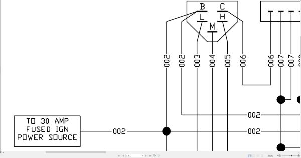 Jcb Loader Robot 180T T2 2005 2009 Electrical Diagram (2)