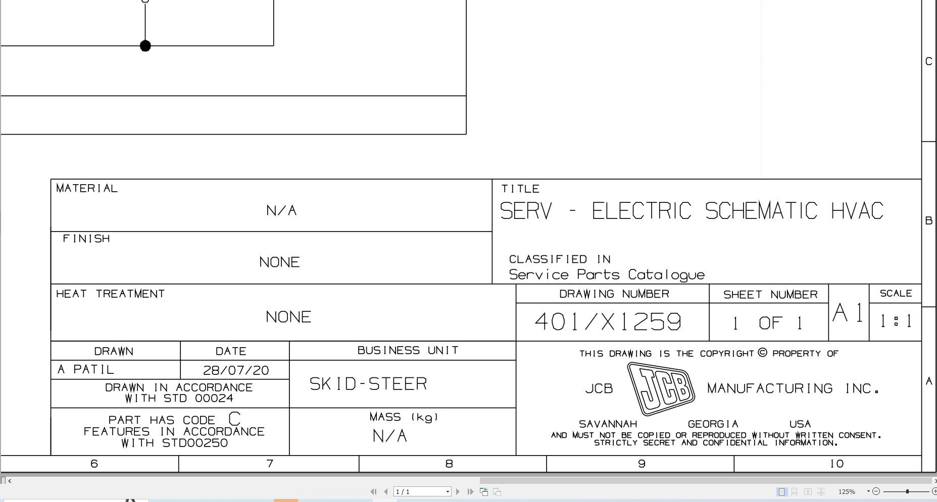 JCB Loader ROBOT 180T T3 2008 2011 Electrical Diagram (1)