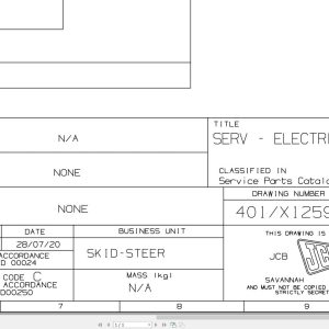 JCB Loader ROBOT 190T H F T3 2008 2011 Electrical Diagram (1)
