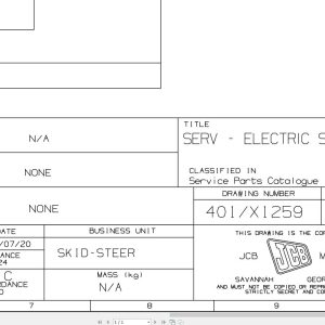 JCB Loader ROBOT 190T T0 2001 2004 Electrical Diagram (1)