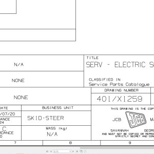 JCB Loader ROBOT 190T T3 2004 2011 Electrical Diagram (1)