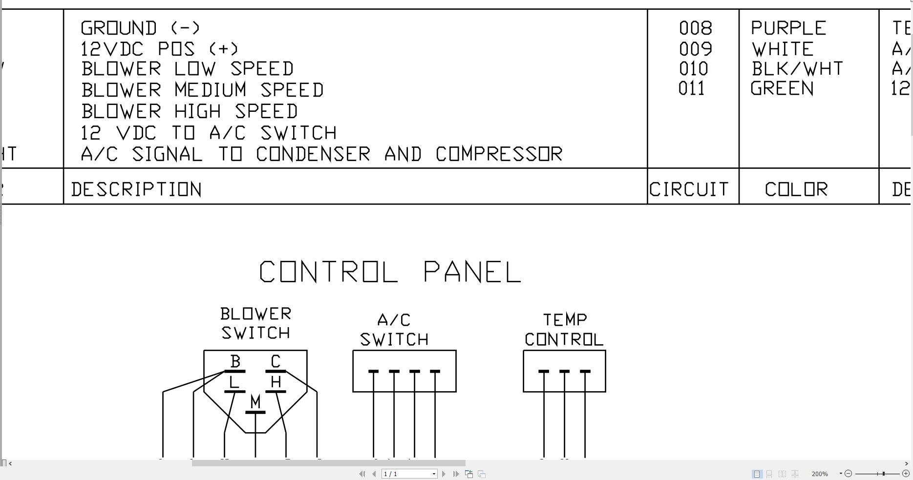 JCB Loader ROBOT 190T T3 2004 2011 Electrical Diagram (2)