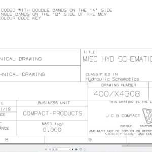 JCB Mini Excavator 100C 2 T4F JCB 2019 2025 Electrical and Hydraulic Diagram (1)