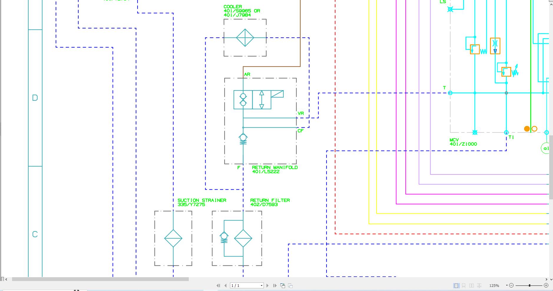 JCB Mini Excavator 35Z RAJ 2020 2023 Electrical and Hydraulic Diagram (3)