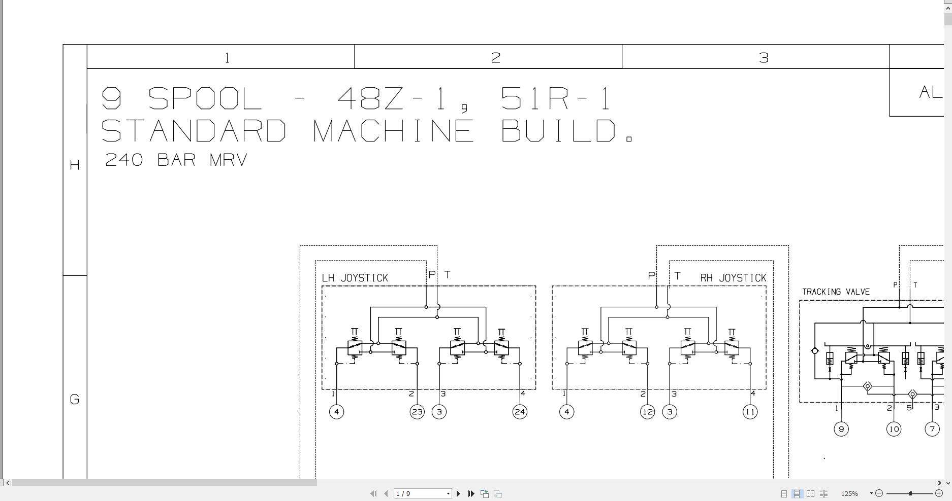 JCB Mini Excavator 50Z 1 T4F PUN 2023 2025 Electrical and Hydraulic Diagram (3)