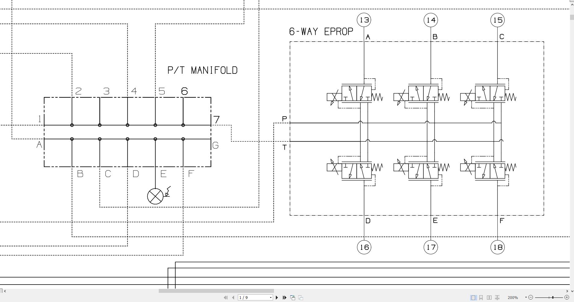 JCB Mini Excavator 50Z 1 T4F RAJ 2022 2023 Electrical and Hydraulic Diagram (3)