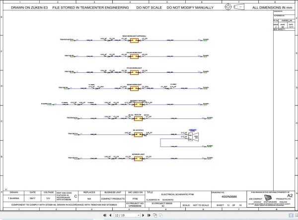 Jcb Mini Excavator 51R 1 T3 Raj 2019 2022 Electrical And Hydraulic Diagram (2)