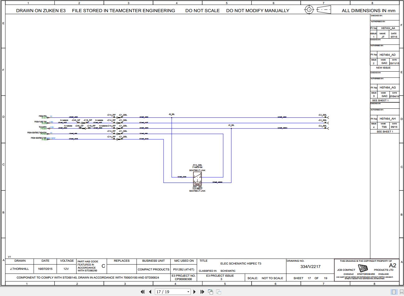 JCB Mini Excavator 55Z 1 T3 JCB 2016 2021 Electrical and Hydraulic Diagram (2)