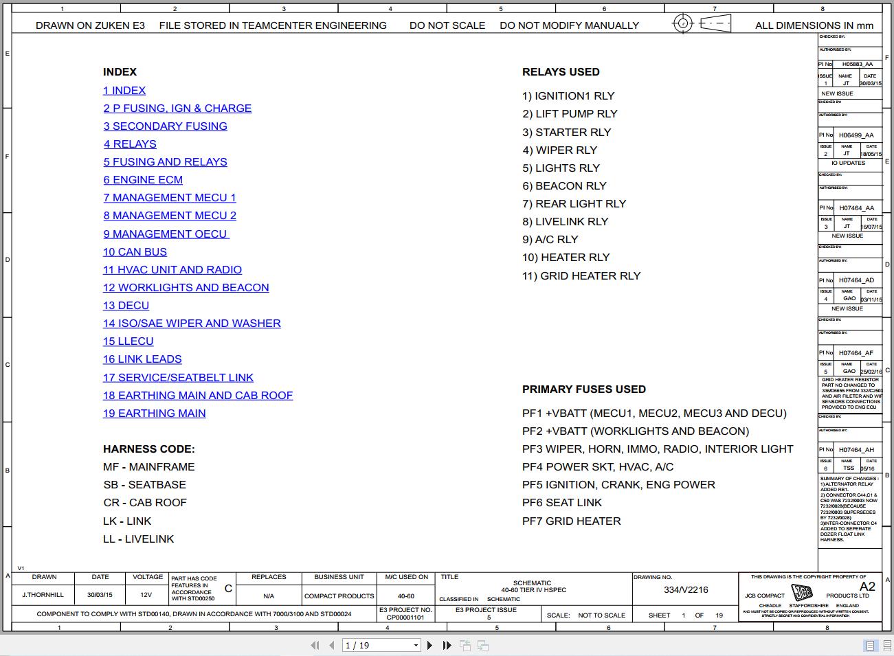 JCB Mini Excavator 55Z 1 T4F RAJ 2020 2022 Electrical and Hydraulic Diagram (1)