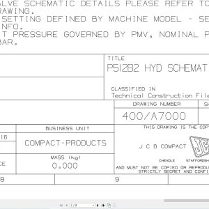 JCB Mini Excavator 57C 1 T3 2016 2021 Electrical and Hydraulic Diagram (1)