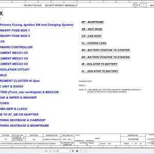 JCB Mini Excavator 65R 1 T3 2014 2022 Electrical and Hydraulic Diagram (1)