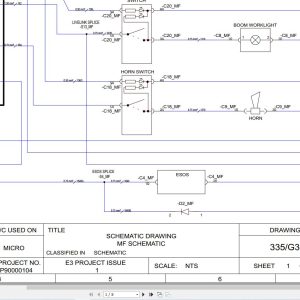 JCB Mini Excavator 8008 CTS T3 2007 2019 Electrical and Hydraulic Diagram (1)
