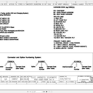 JCB Mini Excavator 85Z 1 T4F 2014 2019 Electrical and Hydraulic Diagram (1)