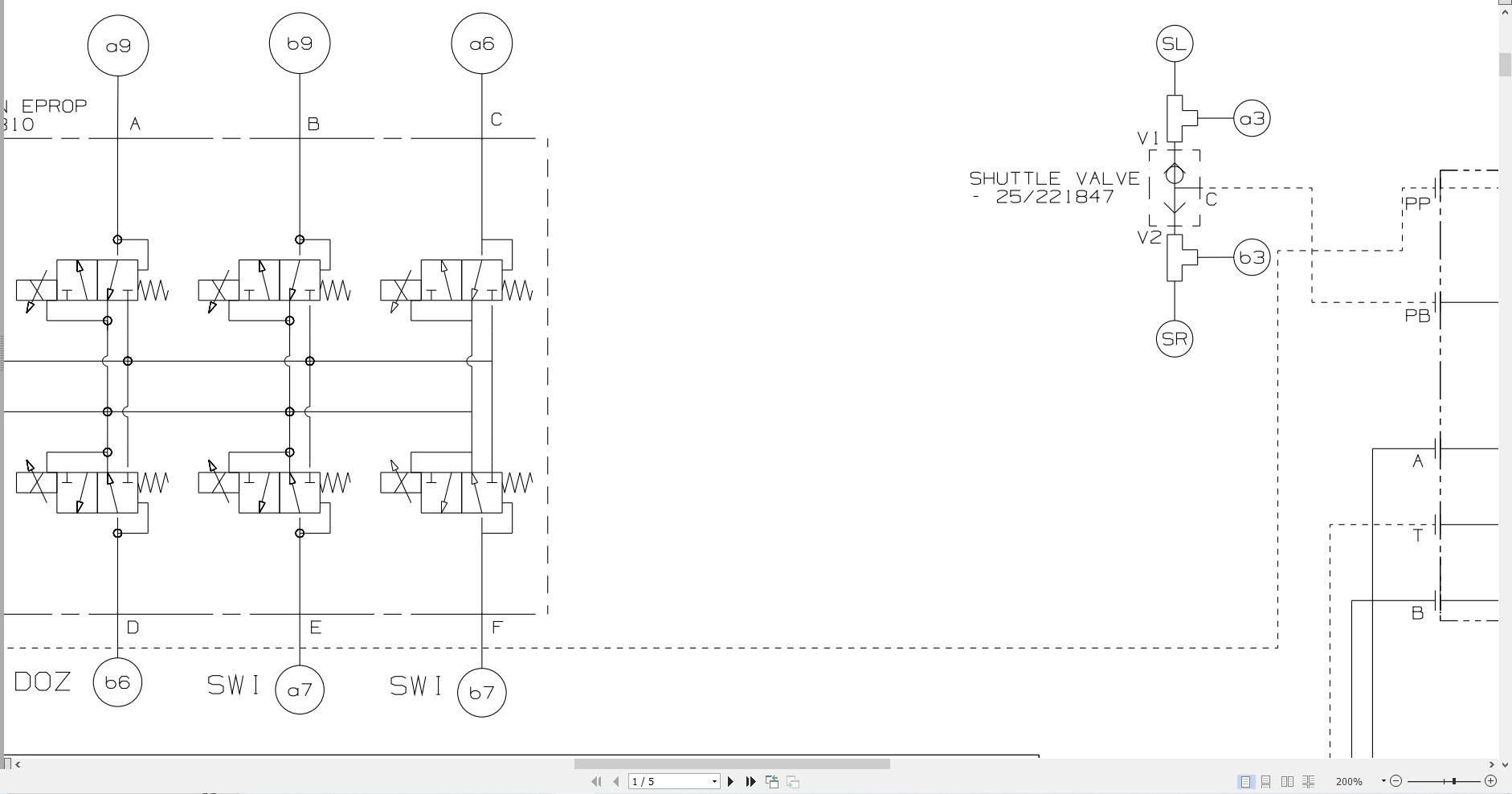 JCB Mini Excavator 85Z 2 T4F GE0 2020 2021 Electrical and Hydraulic Diagram (3)