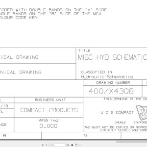 JCB Mini Excavator 86C 2 T3 JCB 2020 2024 Electrical and Hydraulic Diagram (1)