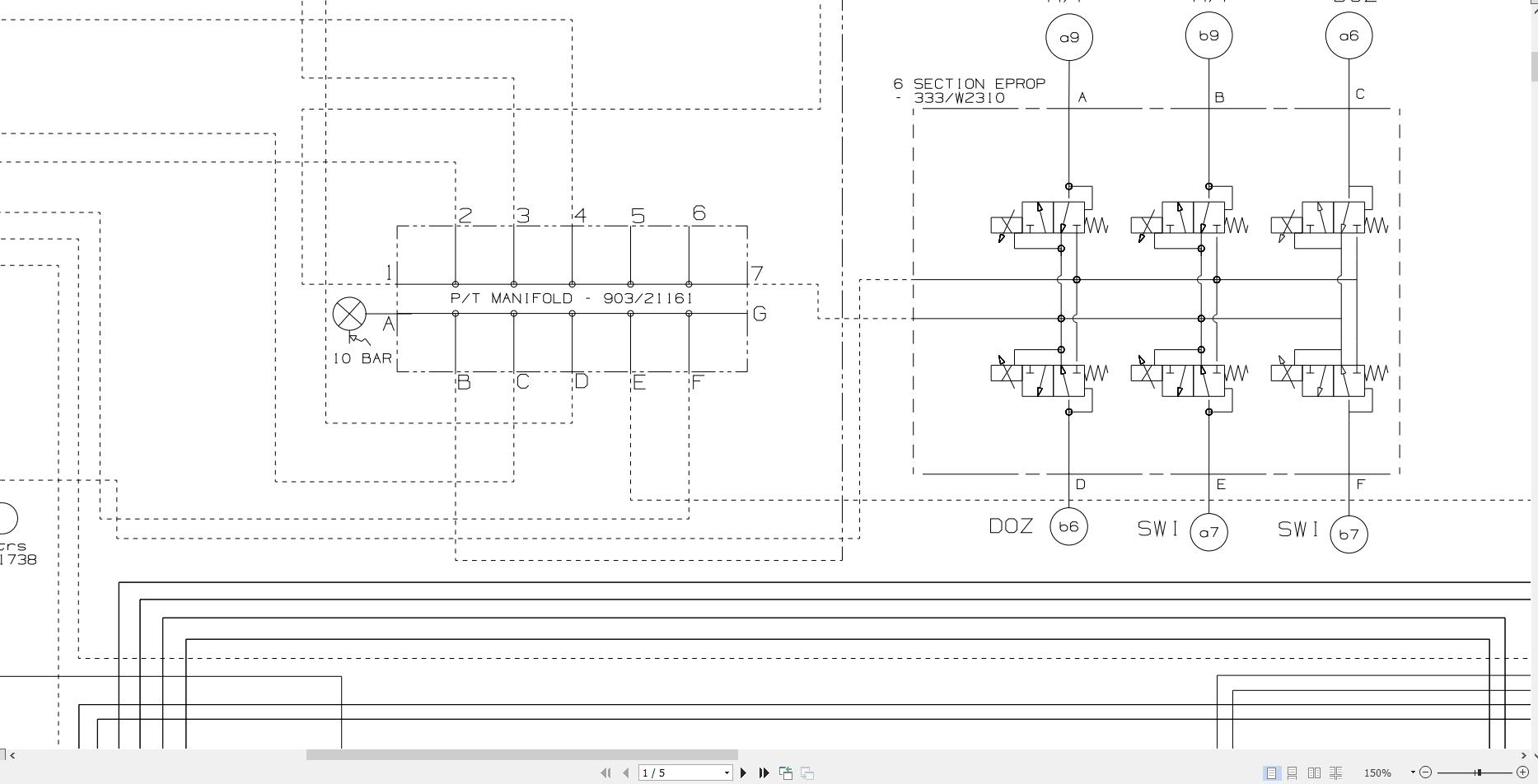 JCB Mini Excavator 86C 2 T4F JCB 2019 2025 Electrical and Hydraulic Diagram (2)