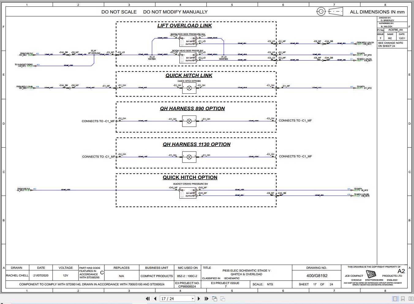 JCB Mini Excavator 86C 2 T4F JCB 2019 2025 Electrical and Hydraulic Diagram (3)