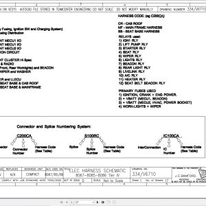 JCB Mini Excavator 90Z 1 T4F 2015 2019 Electrical and Hydraulic Diagram (1)