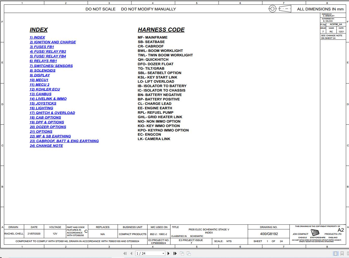 JCB Mini Excavator 90Z 2 T4F JCB 2019 2025 Electrical and Hydraulic Diagram (3)