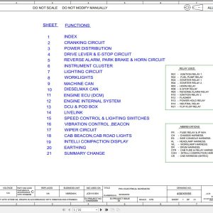 JCB Roller VM117 CEV Stage IV 55kW 2020 2024 Electrical and Hydraulic Diagram (1)