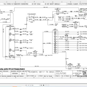 JCB Roller VM117 T4i JCB 2015 Electrical and Hydraulic Diagram (1)