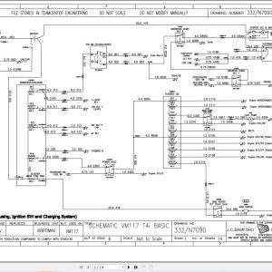 JCB Roller VM117 T4i PUN 2015 2019 Electrical and Hydraulic Diagram (1)